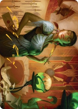 Image for Mari, the Killing Quill Art Card (Gold-Stamped Signature) (57) (Art Series: Streets of New Capenna) - Magic: The Gathering