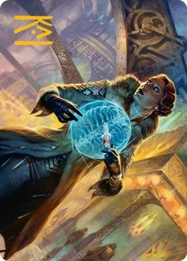 Image for Writ of Return Art Card (Gold-Stamped Signature) (59) (Art Series: Streets of New Capenna) - Magic: The Gathering