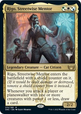 Image for Rigo, Streetwise Mentor (215) (Promo Pack: Streets of New Capenna) - Magic: The Gathering