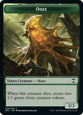Image for Ooze (026) // Treasure (015) Double-Sided Token (26 // 15) (Commander: Streets of New Capenna) - Magic: The Gathering