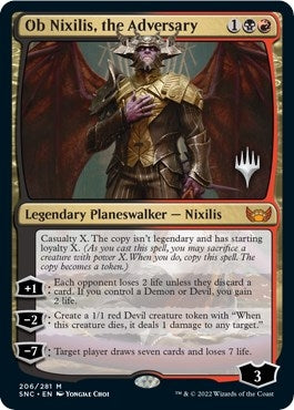 Image for Ob Nixilis, the Adversary (206) (Promo Pack: Streets of New Capenna) - Magic: The Gathering