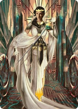 Image for Elspeth Resplendent Art Card (64/81) (Gold-Stamped) (64) (Art Series: Streets of New Capenna) - Magic: The Gathering