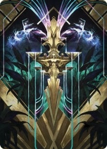 Image for Halo Fountain Art Card (66) (Art Series: Streets of New Capenna) - Magic: The Gathering