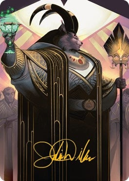 Image for Jetmir, Nexus of Revels Art Card (68/81) (Gold-Stamped Signature) (68) (Art Series: Streets of New Capenna) - Magic: The Gathering