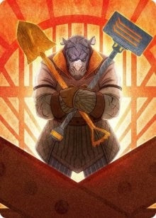 Image for Mr. Orfeo, the Boulder Art Card (70) (Art Series: Streets of New Capenna) - Magic: The Gathering