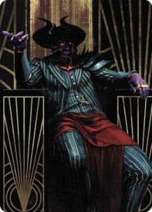 Image for Ob Nixilis, the Adversary Art Card (71/81) (71) (Art Series: Streets of New Capenna) - Magic: The Gathering