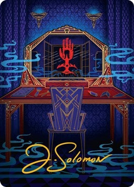 Image for Obscura Charm Art Card (Gold-Stamped Signature) (73) (Art Series: Streets of New Capenna) - Magic: The Gathering