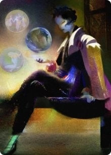 Image for Obscura Interceptor Art Card (74) (Art Series: Streets of New Capenna) - Magic: The Gathering