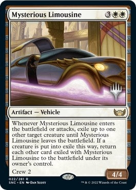 Image for Mysterious Limousine (22) (Promo Pack: Streets of New Capenna) - Magic: The Gathering