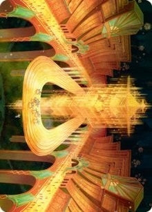 Image for Racers' Ring Art Card (80) (Art Series: Streets of New Capenna) - Magic: The Gathering