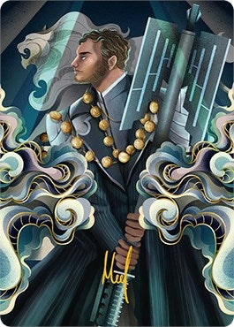 Image for Rafiq of the Many Art Card (Gold-Stamped Signature) (81) (Art Series: Streets of New Capenna) - Magic: The Gathering