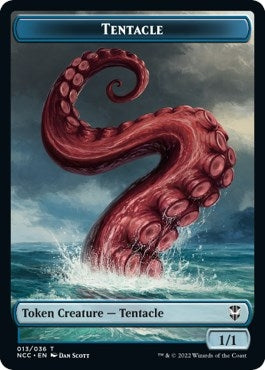 Image for Tentacle // Clue Double-Sided Token (13 // 34) (Commander: Streets of New Capenna) - Magic: The Gathering