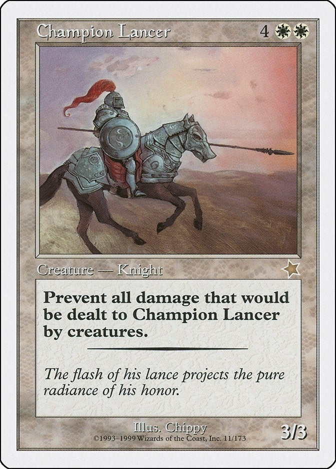 Image for Champion Lancer (11) (Starter 1999) - Magic: The Gathering