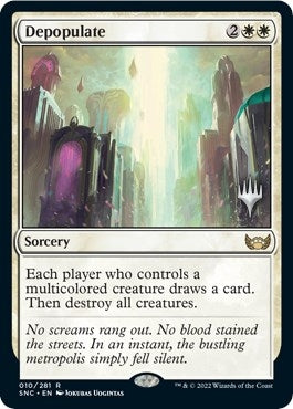 Image for Depopulate (10) (Promo Pack: Streets of New Capenna) - Magic: The Gathering