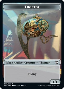 Image for Thopter // Treasure (013) Double-Sided Token (36 // 13) (Commander: Streets of New Capenna) - Magic: The Gathering