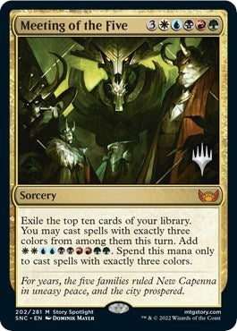 Image for Meeting of the Five (202) (Promo Pack: Streets of New Capenna) - Magic: The Gathering