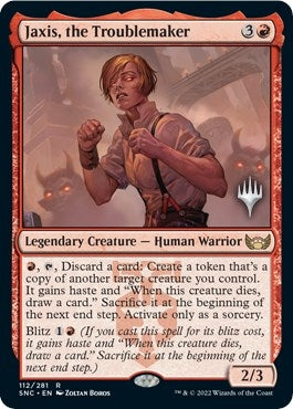 Image for Jaxis, the Troublemaker (112) (Promo Pack: Streets of New Capenna) - Magic: The Gathering