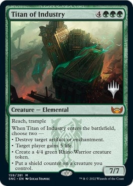 Image for Titan of Industry (159) (Promo Pack: Streets of New Capenna) - Magic: The Gathering