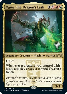 Image for Ognis, the Dragon's Lash (210) (Promo Pack: Streets of New Capenna) - Magic: The Gathering