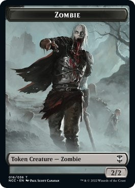 Image for Zombie // Goat Double-Sided Token (16 // 6) (Commander: Streets of New Capenna) - Magic: The Gathering