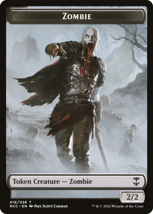 Image for Zombie // Drake Double-Sided Token (16 // 10) (Commander: Streets of New Capenna) - Magic: The Gathering