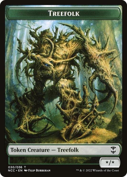 Image for Treefolk // Spider Double-Sided Token (30 // 29) (Commander: Streets of New Capenna) - Magic: The Gathering
