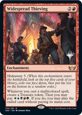 Image for Widespread Thieving (130) (Promo Pack: Streets of New Capenna) - Magic: The Gathering
