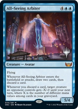 Image for All-Seeing Arbiter (34) (Promo Pack: Streets of New Capenna) - Magic: The Gathering
