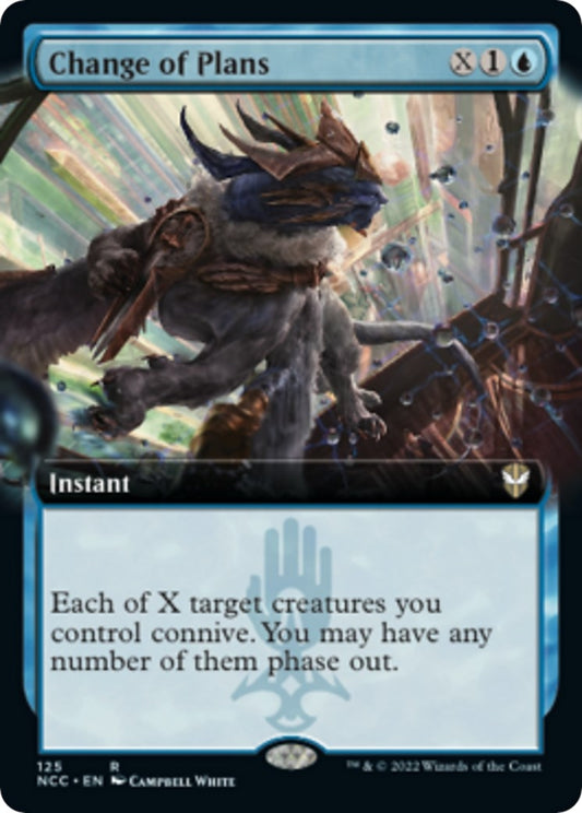 Image for Change of Plans (Extended Art) (125) (Commander: Streets of New Capenna) - Magic: The Gathering