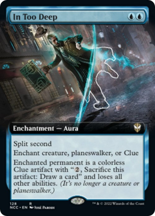 Image for In Too Deep (Extended Art) (128) (Commander: Streets of New Capenna) - Magic: The Gathering