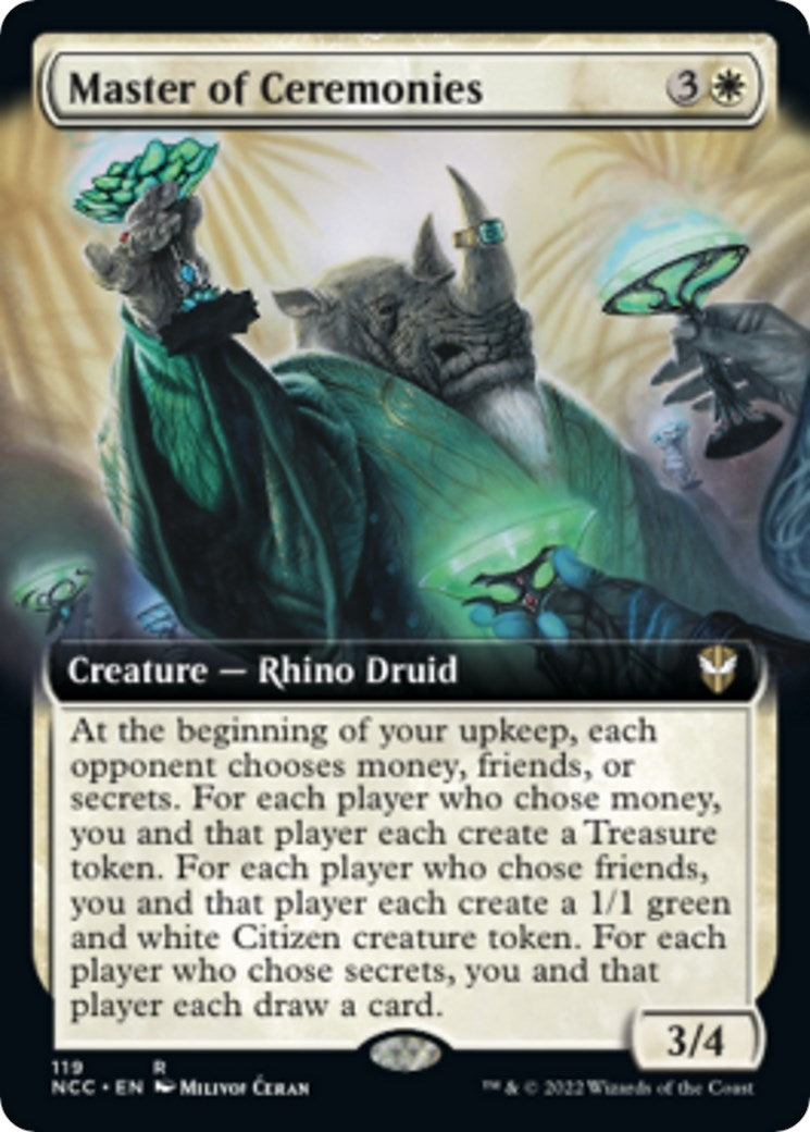 Image for Master of Ceremonies (Extended Art) (119) (Commander: Streets of New Capenna) - Magic: The Gathering