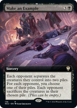 Image for Make an Example (Extended Art) (138) (Commander: Streets of New Capenna) - Magic: The Gathering
