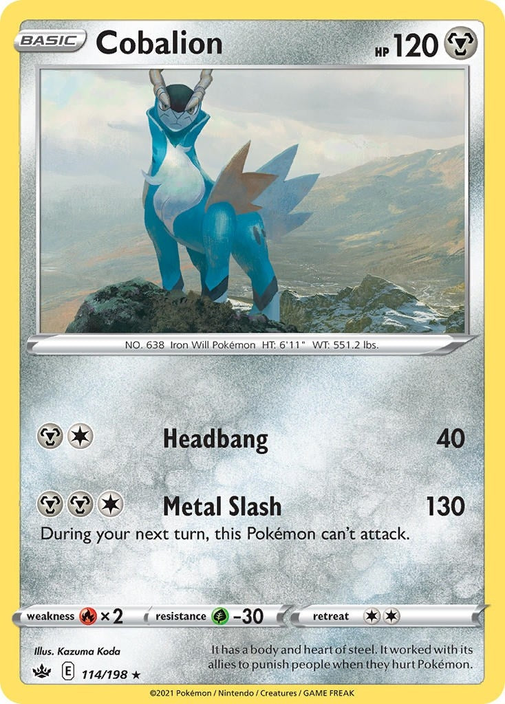 Image for Cobalion (114/198) (Deck Exclusives) - Pokemon
