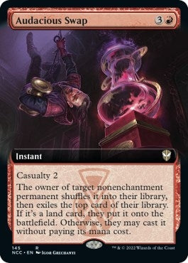 Image for Audacious Swap (Extended Art) (145) (Commander: Streets of New Capenna) - Magic: The Gathering