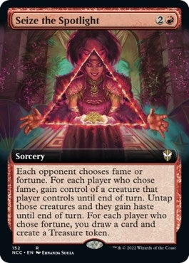Image for Seize the Spotlight (Extended Art) (152) (Commander: Streets of New Capenna) - Magic: The Gathering