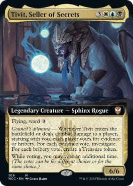 Image for Tivit, Seller of Secrets (Extended Art) (109) (Commander: Streets of New Capenna) - Magic: The Gathering