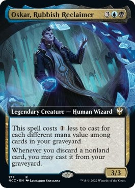Image for Oskar, Rubbish Reclaimer (Extended Art) (177) (Commander: Streets of New Capenna) - Magic: The Gathering