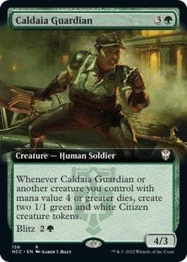 Image for Caldaia Guardian (Extended Art) (156) (Commander: Streets of New Capenna) - Magic: The Gathering