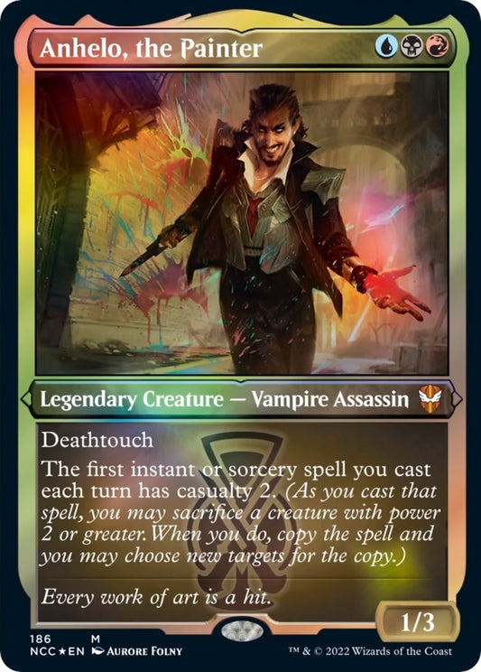 Image for Anhelo, the Painter (Display Commander) - Thick Stock (186) (Commander: Streets of New Capenna) - Magic: The Gathering