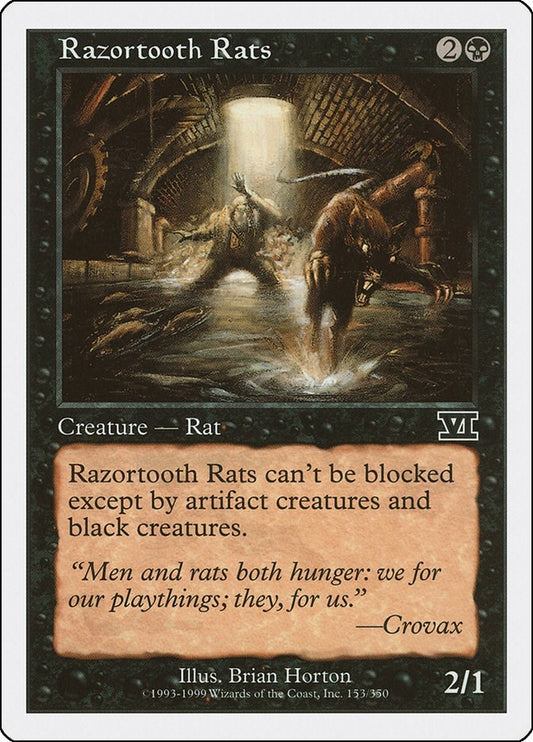 Image for Razortooth Rats (153) (Classic Sixth Edition) - Magic: The Gathering