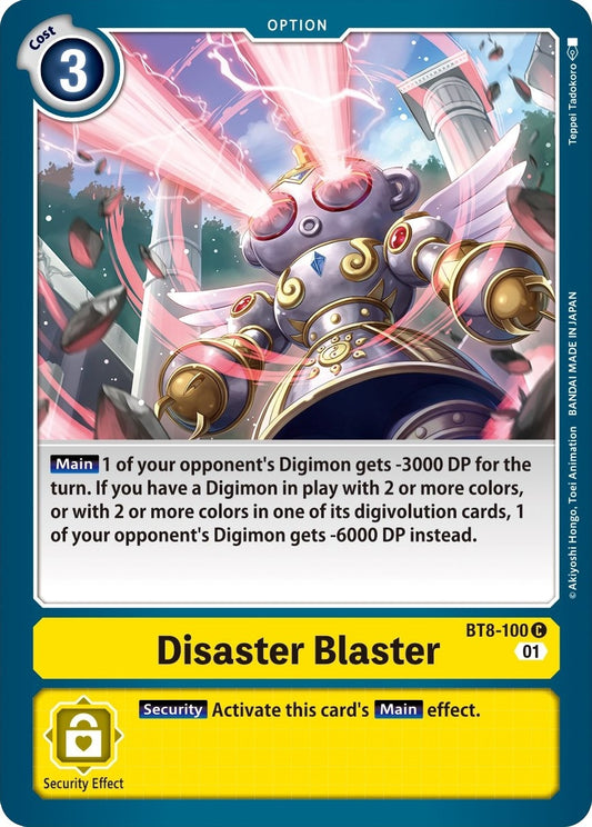 Image for Disaster Blaster (BT8-100 C) (New Awakening) - Digimon Card Game