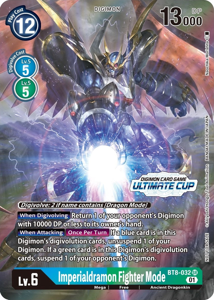 Image for Imperialdramon Fighter Mode - BT8-032 (Ultimate Cup 2022) (BT8-032 SR) (New Awakening) - Digimon Card Game