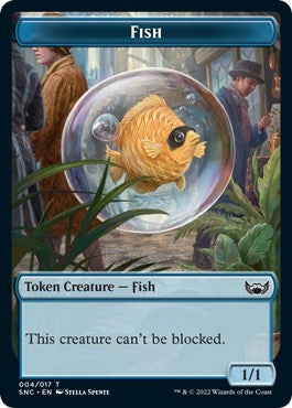 Image for Fish // Rhino Warrior Double-Sided Token (4 // 11) (Streets of New Capenna) - Magic: The Gathering