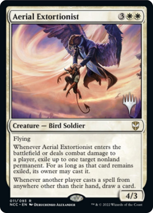 Image for Aerial Extortionist (11) (Promo Pack: Streets of New Capenna) - Magic: The Gathering