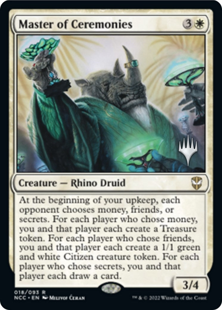 Image for Master of Ceremonies (18) (Promo Pack: Streets of New Capenna) - Magic: The Gathering