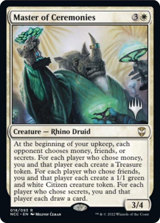Image for Master of Ceremonies (18) (Promo Pack: Streets of New Capenna) - Magic: The Gathering