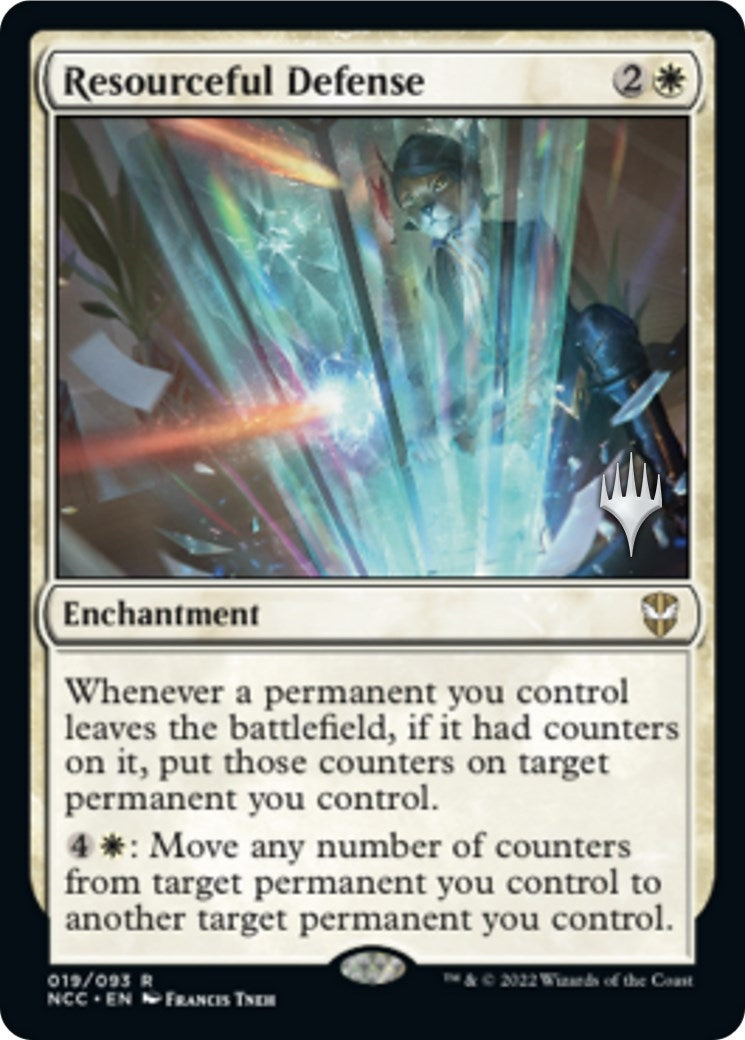 Image for Resourceful Defense (19) (Promo Pack: Streets of New Capenna) - Magic: The Gathering