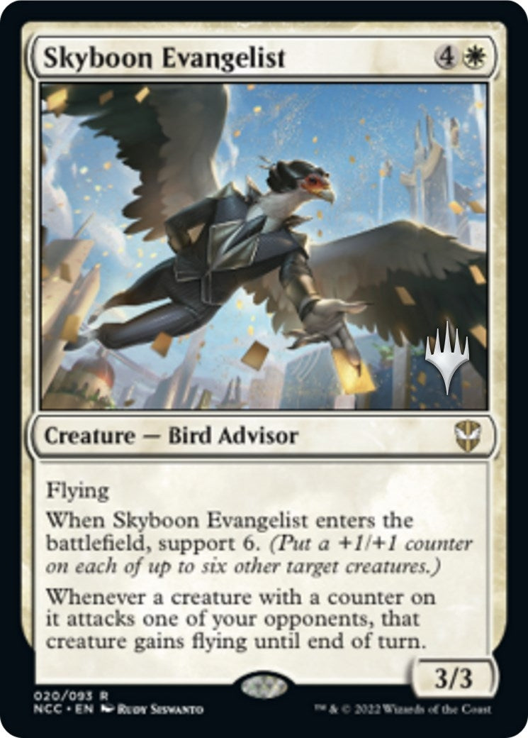Image for Skyboon Evangelist (20) (Promo Pack: Streets of New Capenna) - Magic: The Gathering
