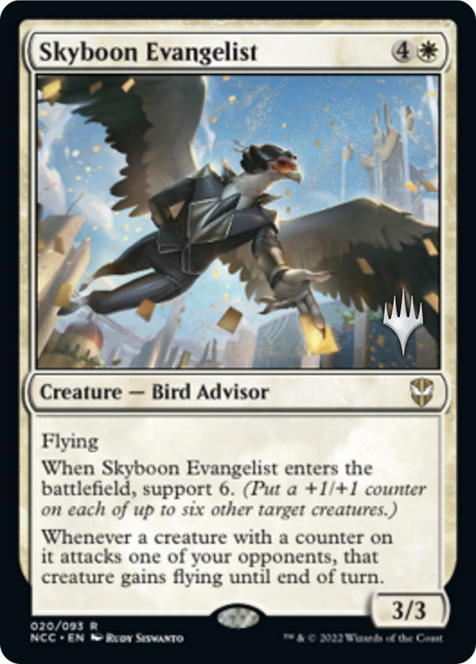 Image for Skyboon Evangelist (20) (Promo Pack: Streets of New Capenna) - Magic: The Gathering