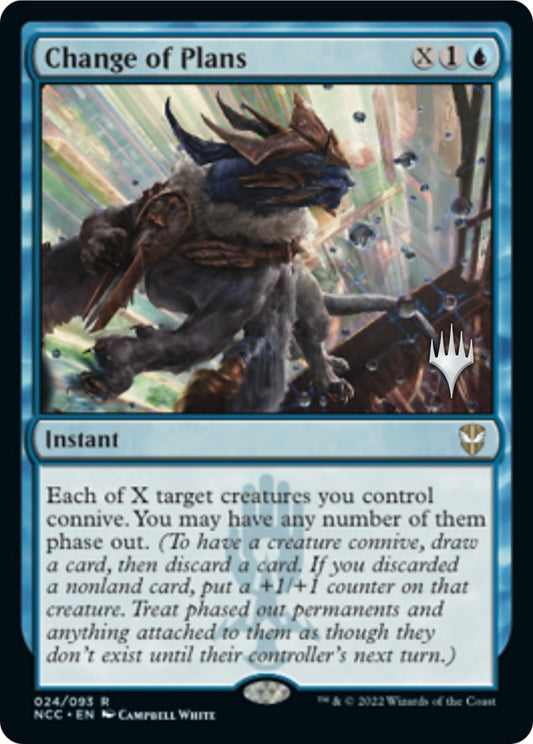 Image for Change of Plans (24) (Promo Pack: Streets of New Capenna) - Magic: The Gathering